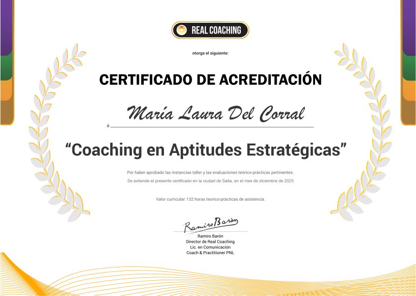 Ramiro Baron, Coaching de Entrenamiento cerebral y autoliderazgo emocional en Argentina